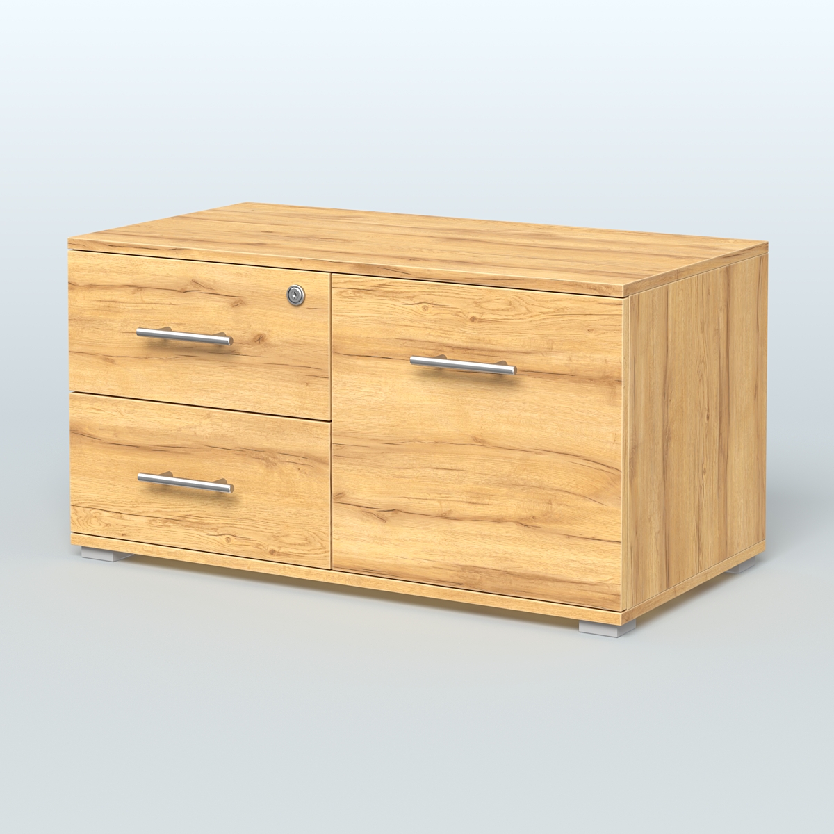 Тумба Динен №1 приставная широкая Дуб Золотистый