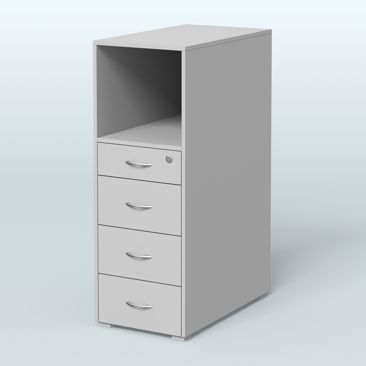 Тумба высокая Стандарт Серый