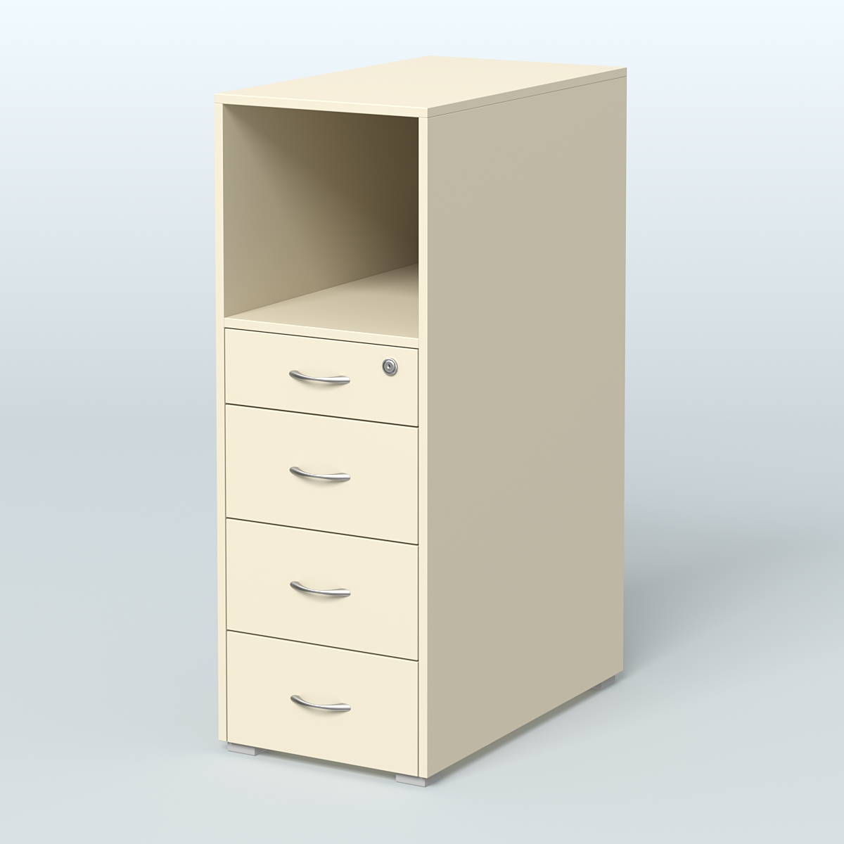 Тумба высокая Стандарт Крем Вайс