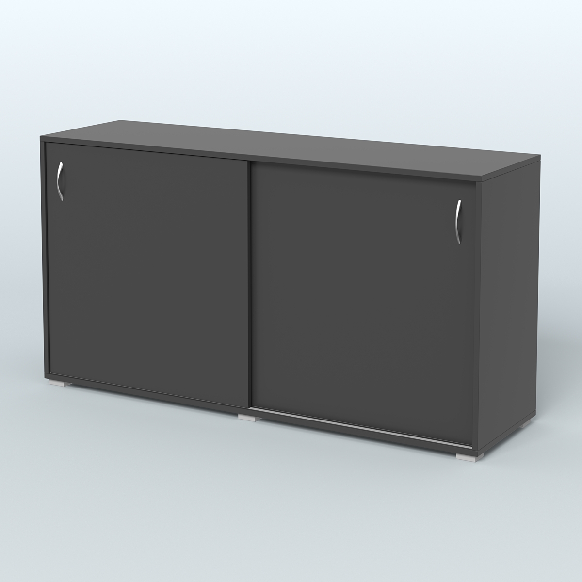 Тумба-купе объединяющая Некста Черный