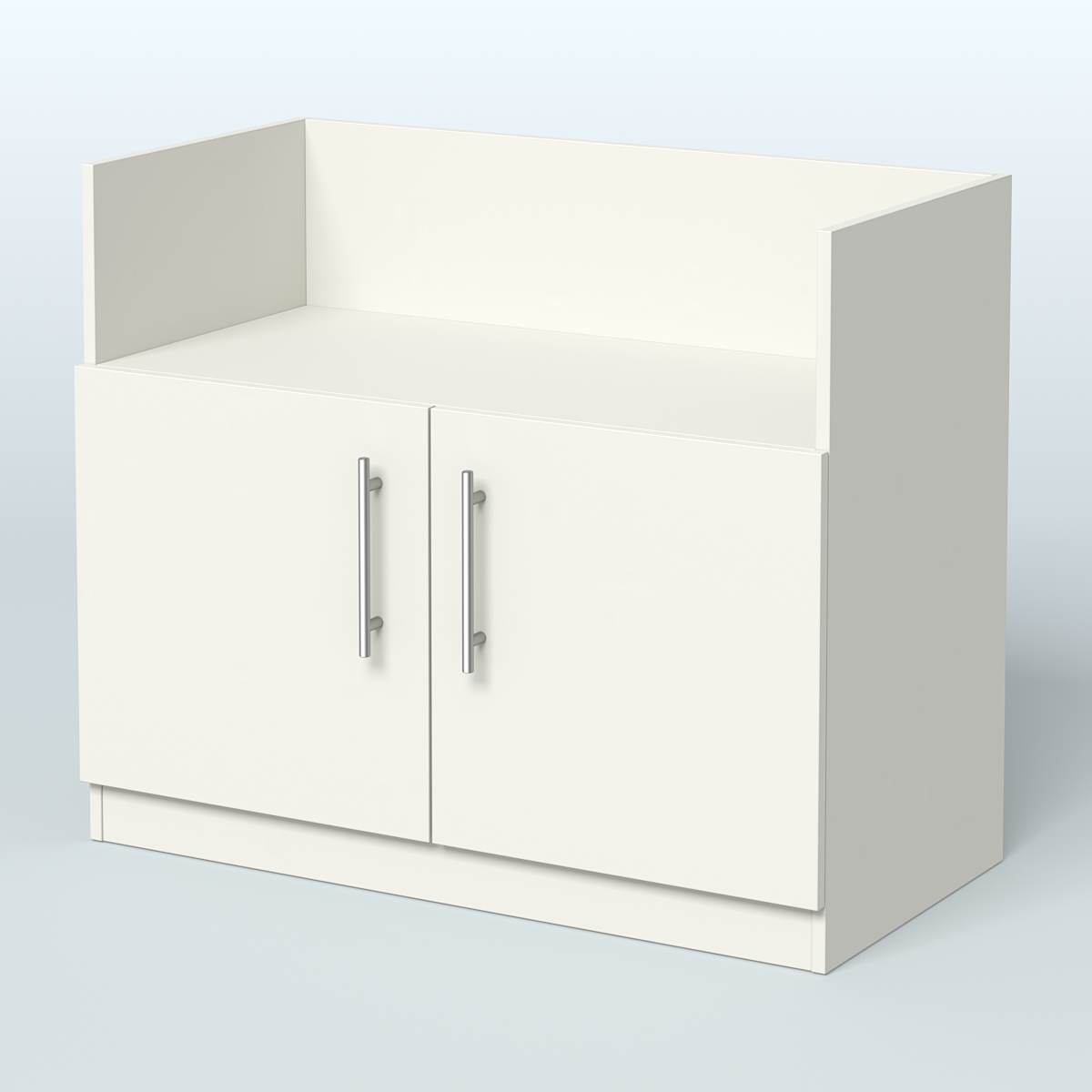 Креденция с нишей  Белый