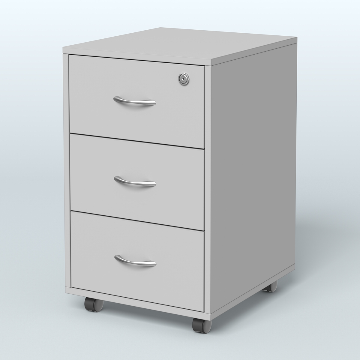 Тумба подкатная Грация Серый