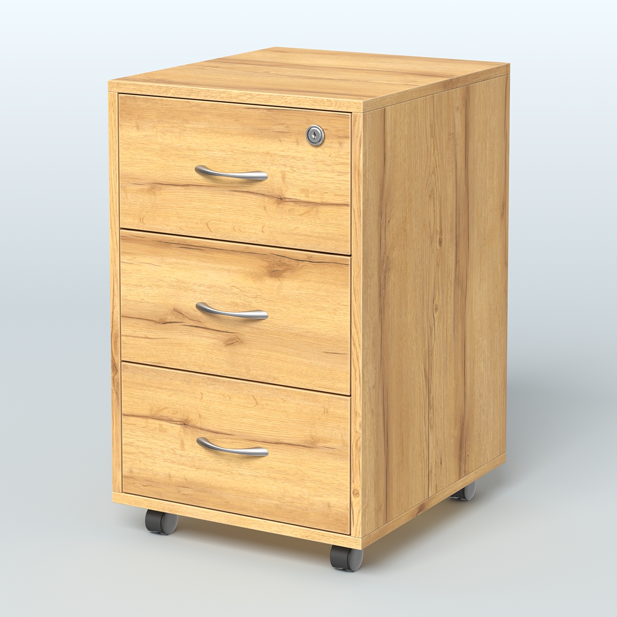 Тумба подкатная Грация Дуб Золотистый