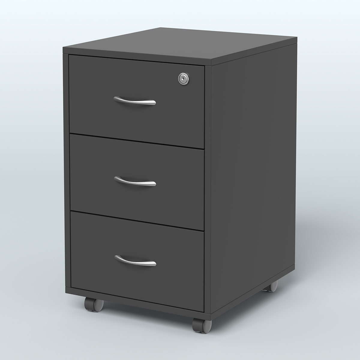 Тумба подкатная Грация Черный