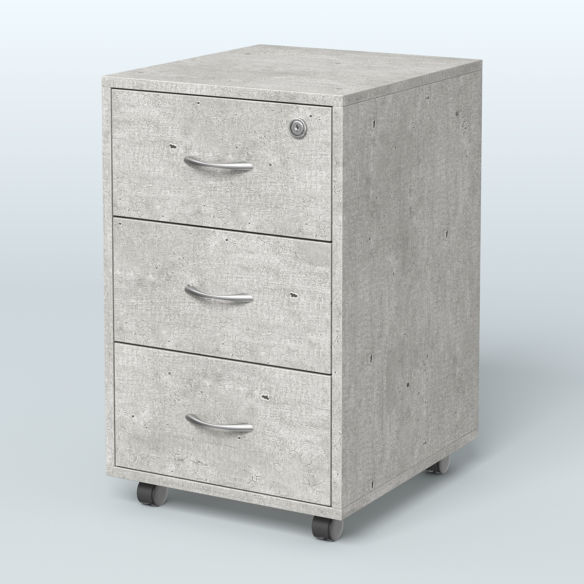 Тумба подкатная Грация Метрополитан Грей