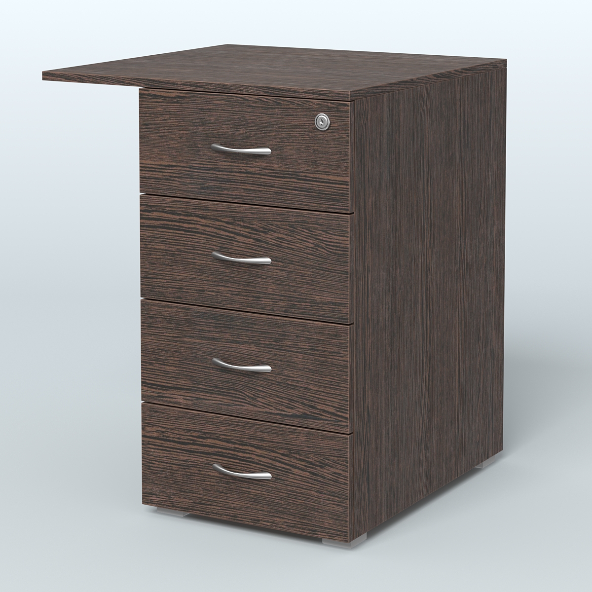 Брифинг-приставка с тумбой Прайм Дуб Венге