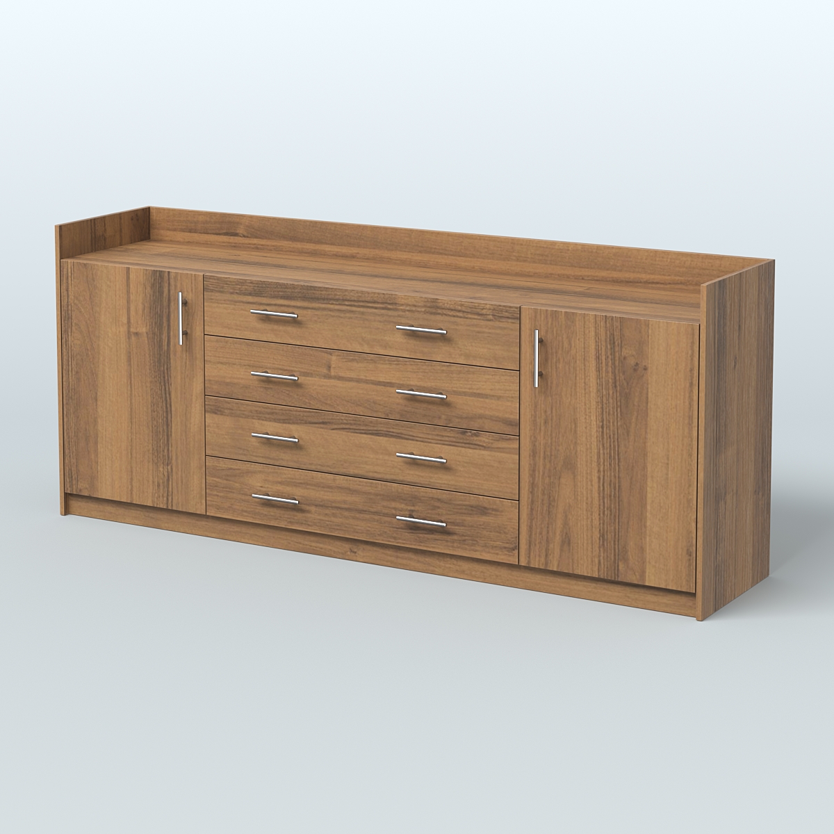 Тумба трехсоставная с ящиками Венди Орех