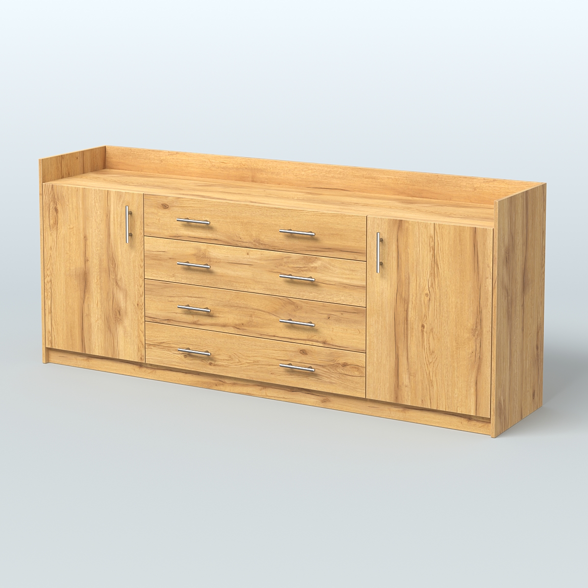 Тумба трехсоставная с ящиками Венди Дуб Золотистый