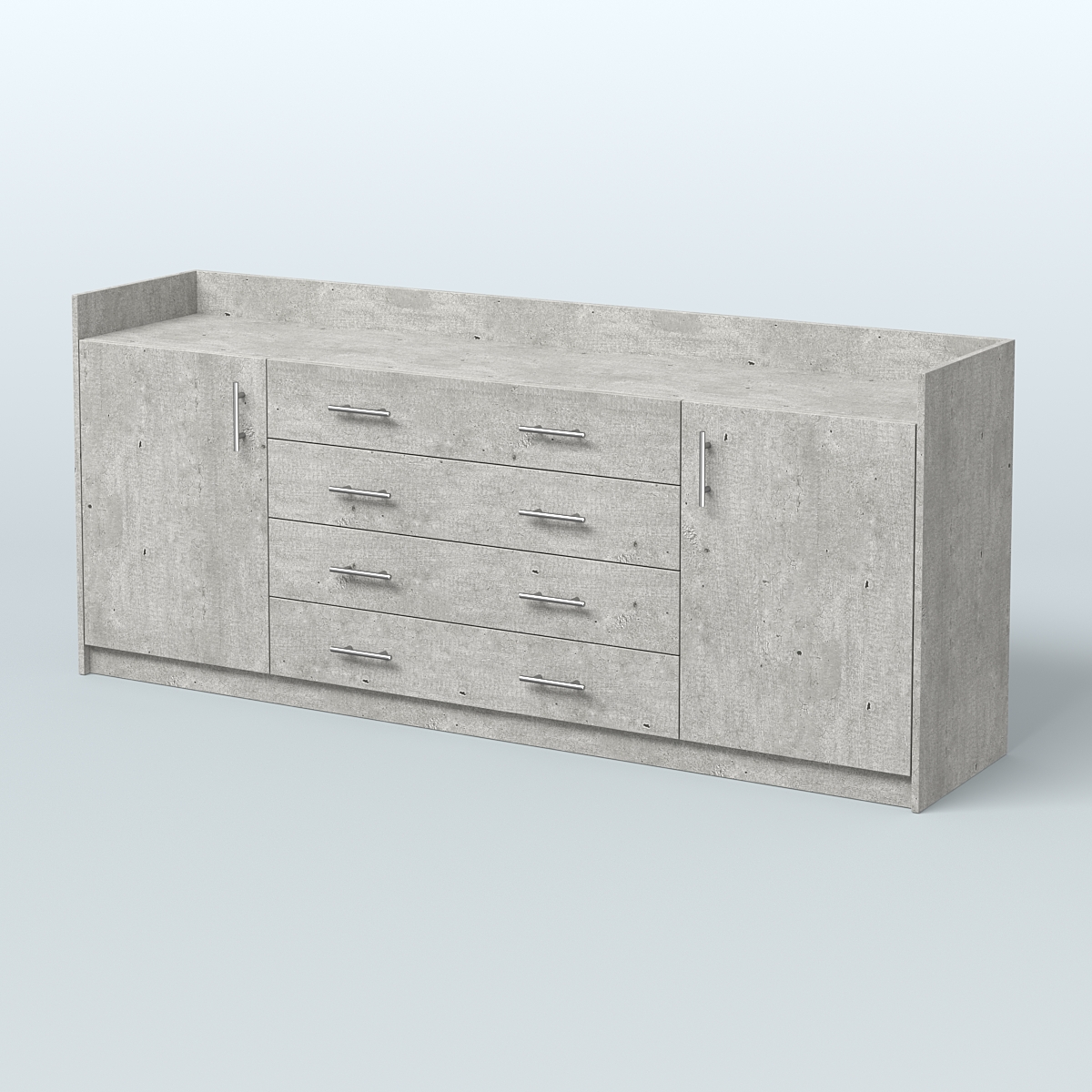 Тумба трехсоставная с ящиками Венди Метрополитан Грей