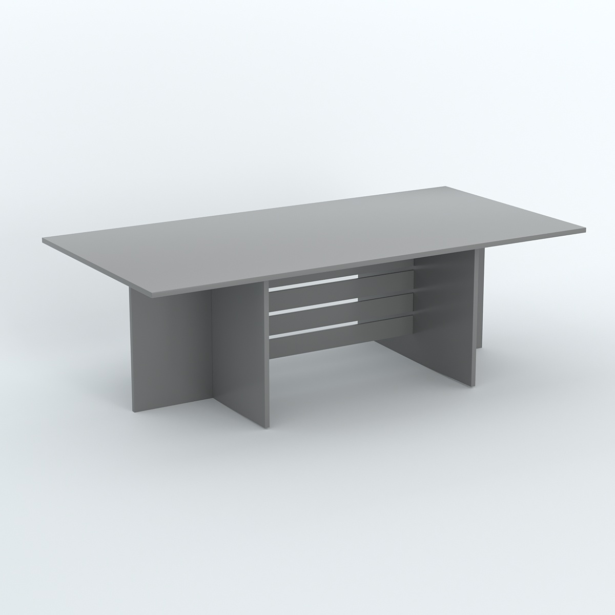 Стол для переговоров Вектор №1 Темно-Серый