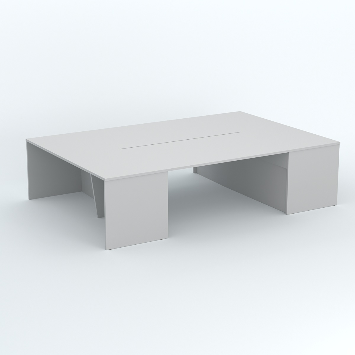 Стол для переговоров Вектор №2 Серый