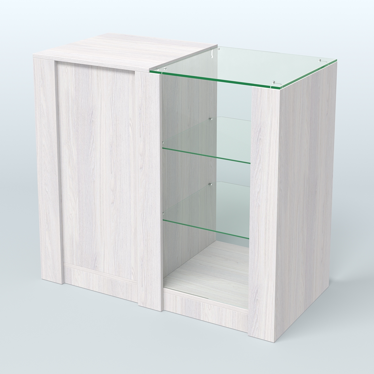 Прилавок "Фаберлинк" №1 Ясень Анкор светлый