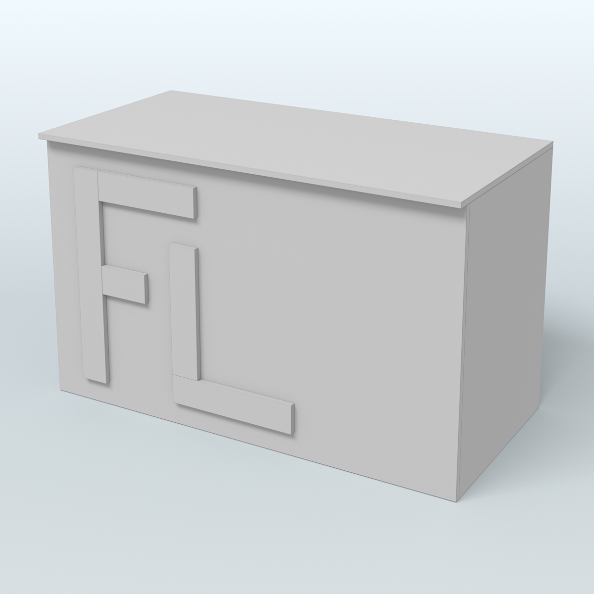 Ресепшн-стол "Фаберлинк"  Серый