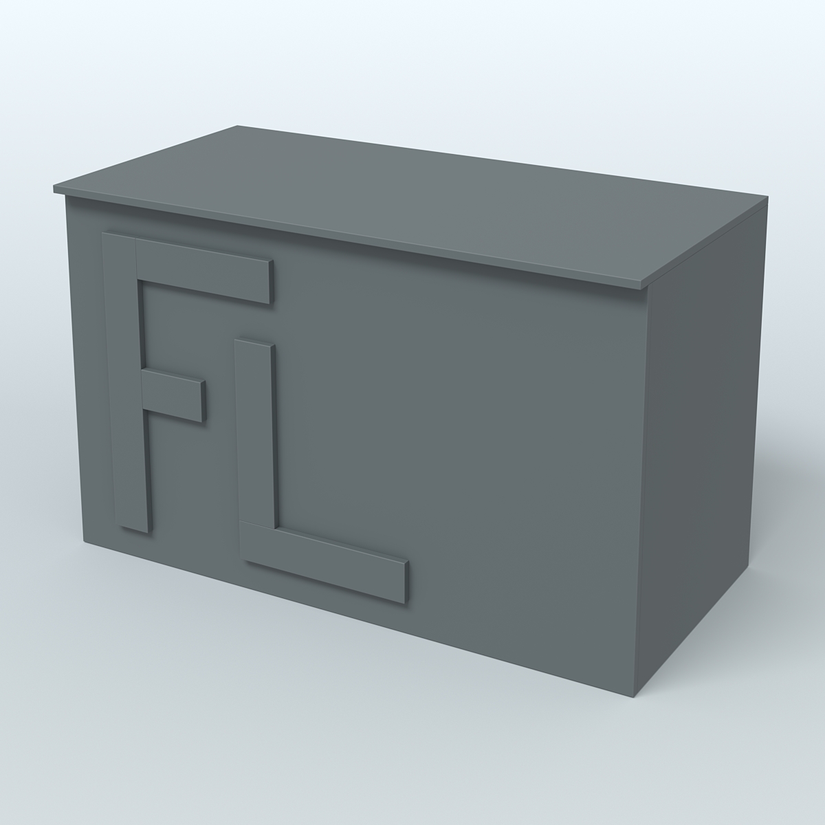 Ресепшн-стол "Фаберлинк"  Темно-Серый