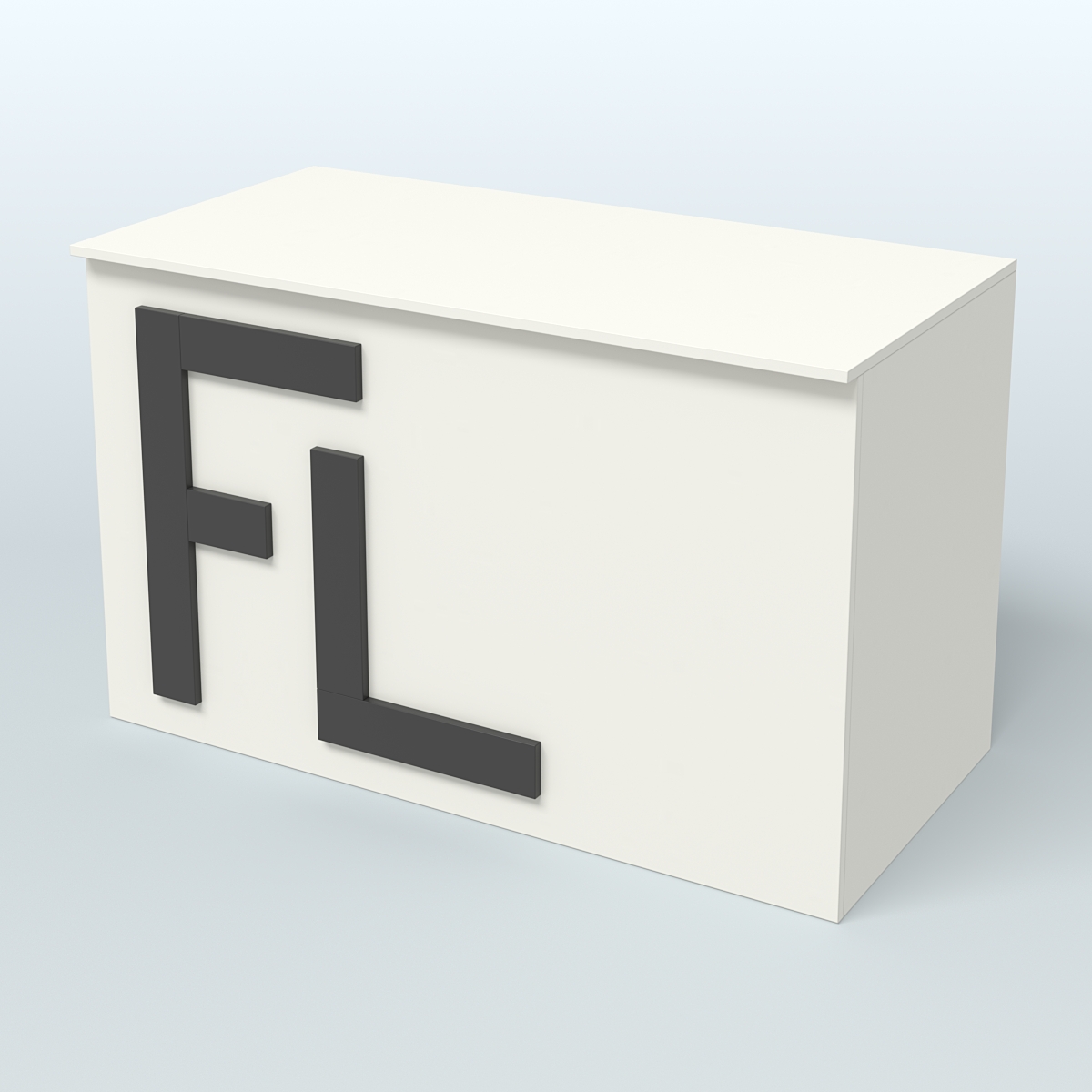 Ресепшн-стол "Фаберлинк"  Белый и Черный