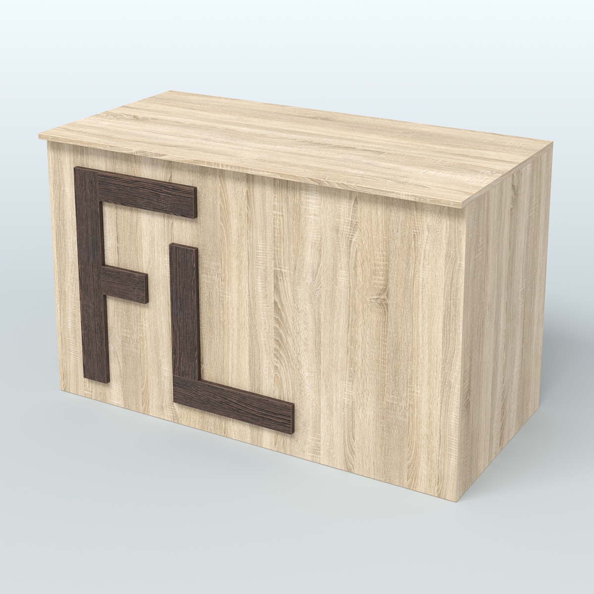 Ресепшн-стол "Фаберлинк"  Дуб Сонома + Дуб Венге