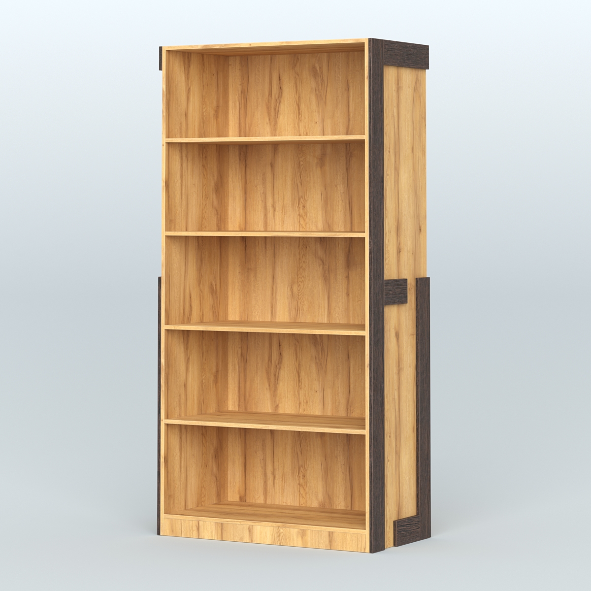 Стеллаж "Фаберлинк" Дуб Золотистый + Дуб Венге