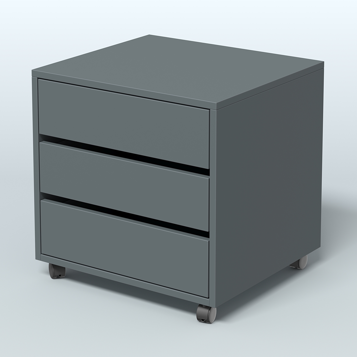 Тумба офисная "Вектор" №1 Темно-Серый