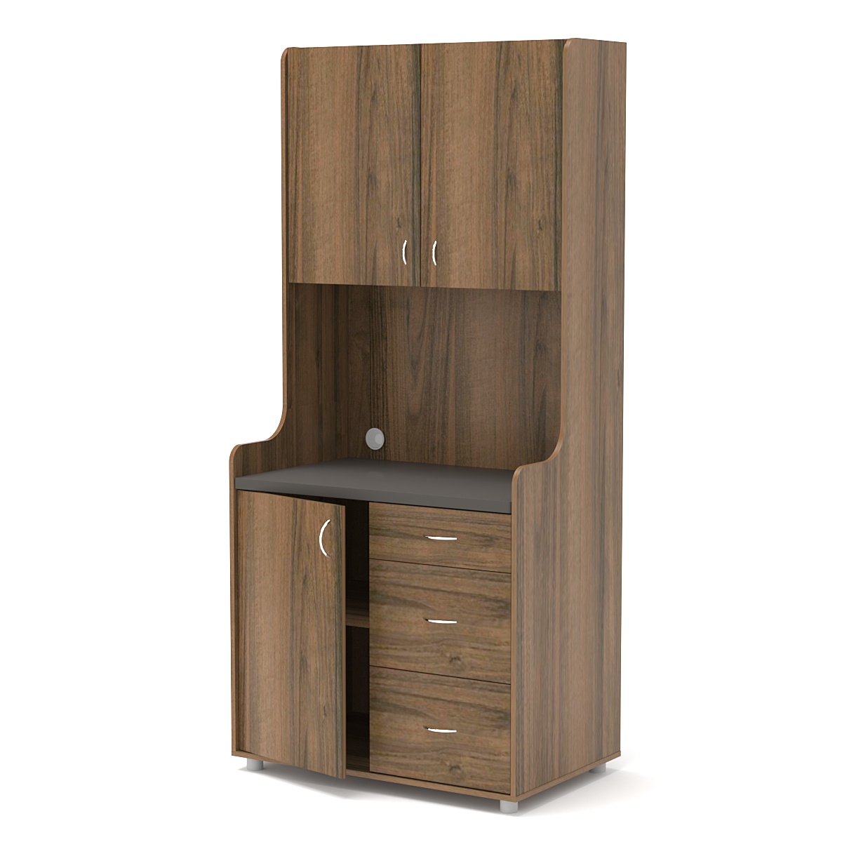 Офисная мини-кухня ЭЛЕГИЯ №3А Орех