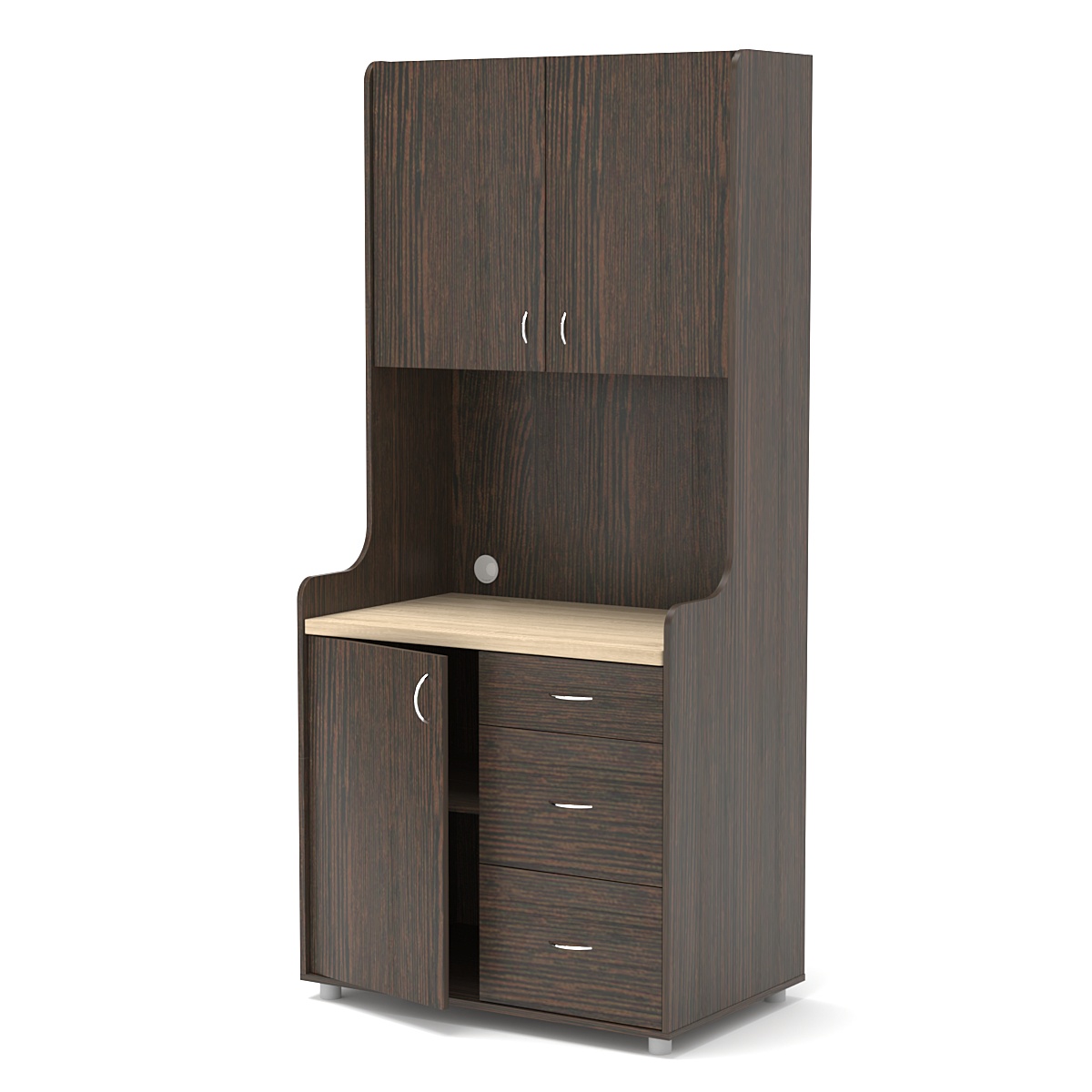 Офисная мини-кухня ЭЛЕГИЯ №3А Дуб Венге