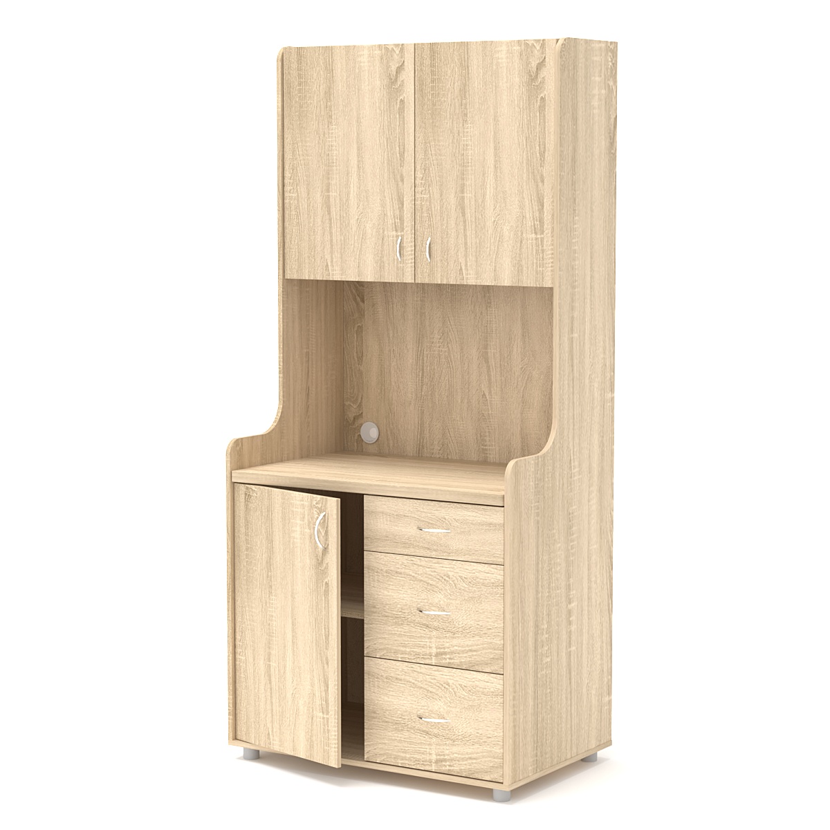 Офисная мини-кухня ЭЛЕГИЯ №3А Дуб Сонома