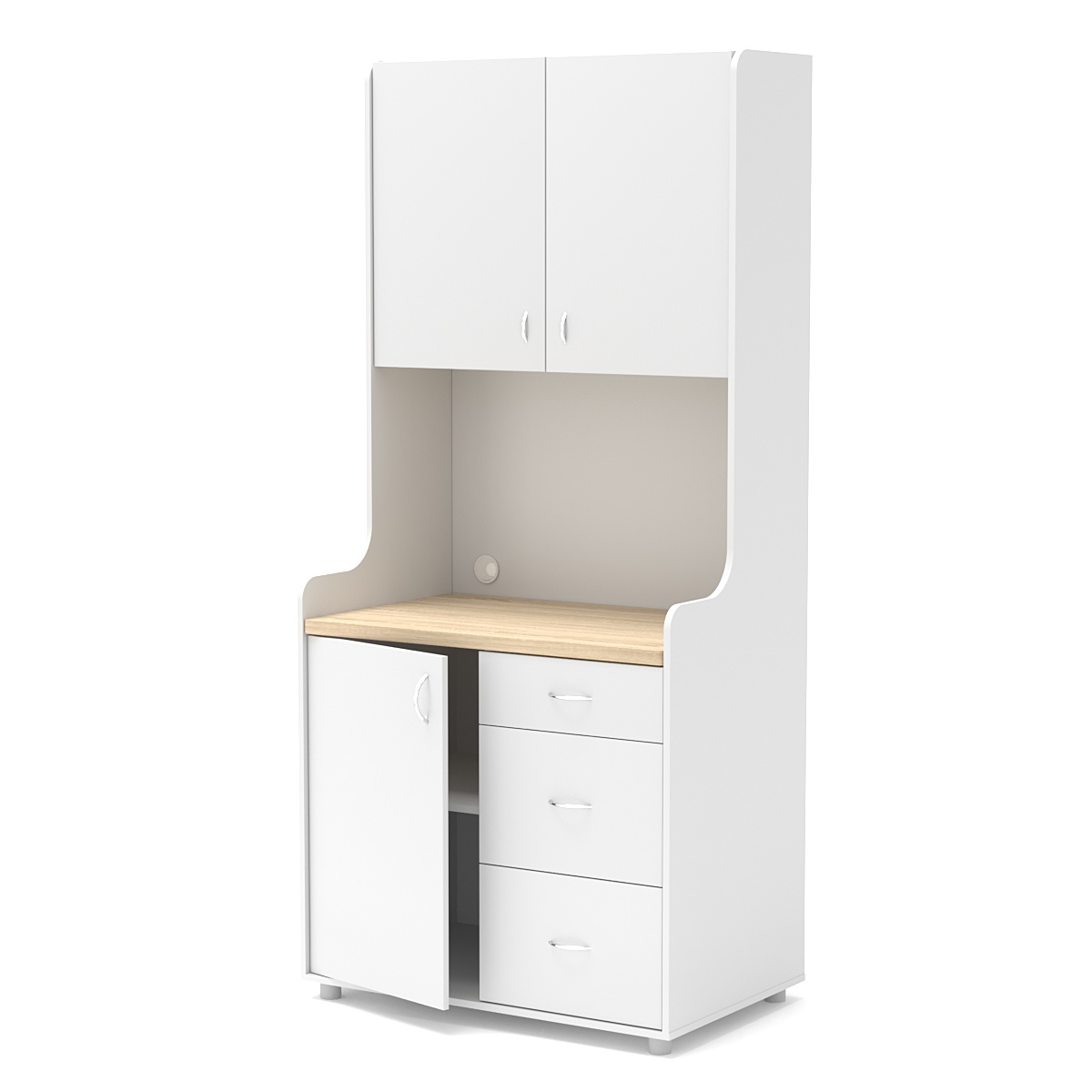 Офисная мини-кухня ЭЛЕГИЯ №3А Белый