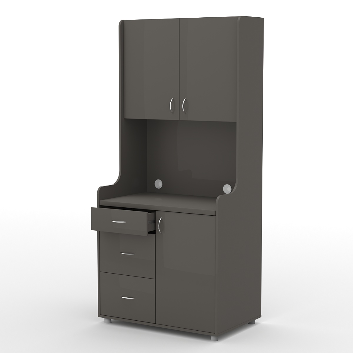 Офисная мини-кухня ЭЛЕГИЯ №4А Черный