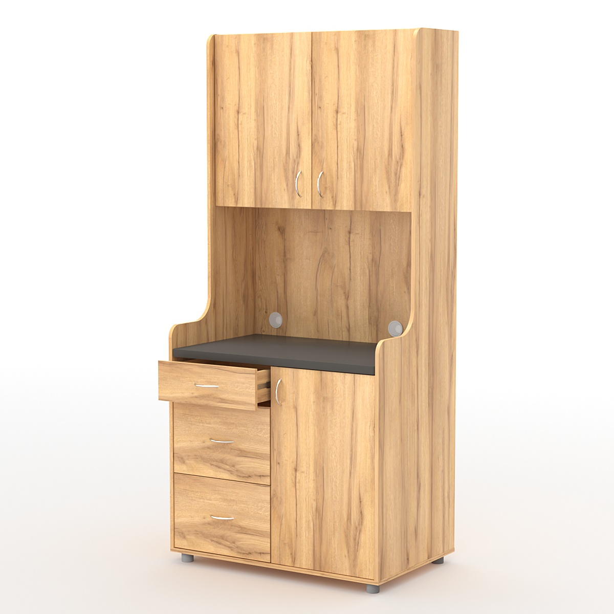 Офисная мини-кухня ЭЛЕГИЯ №4А Дуб Золотистый