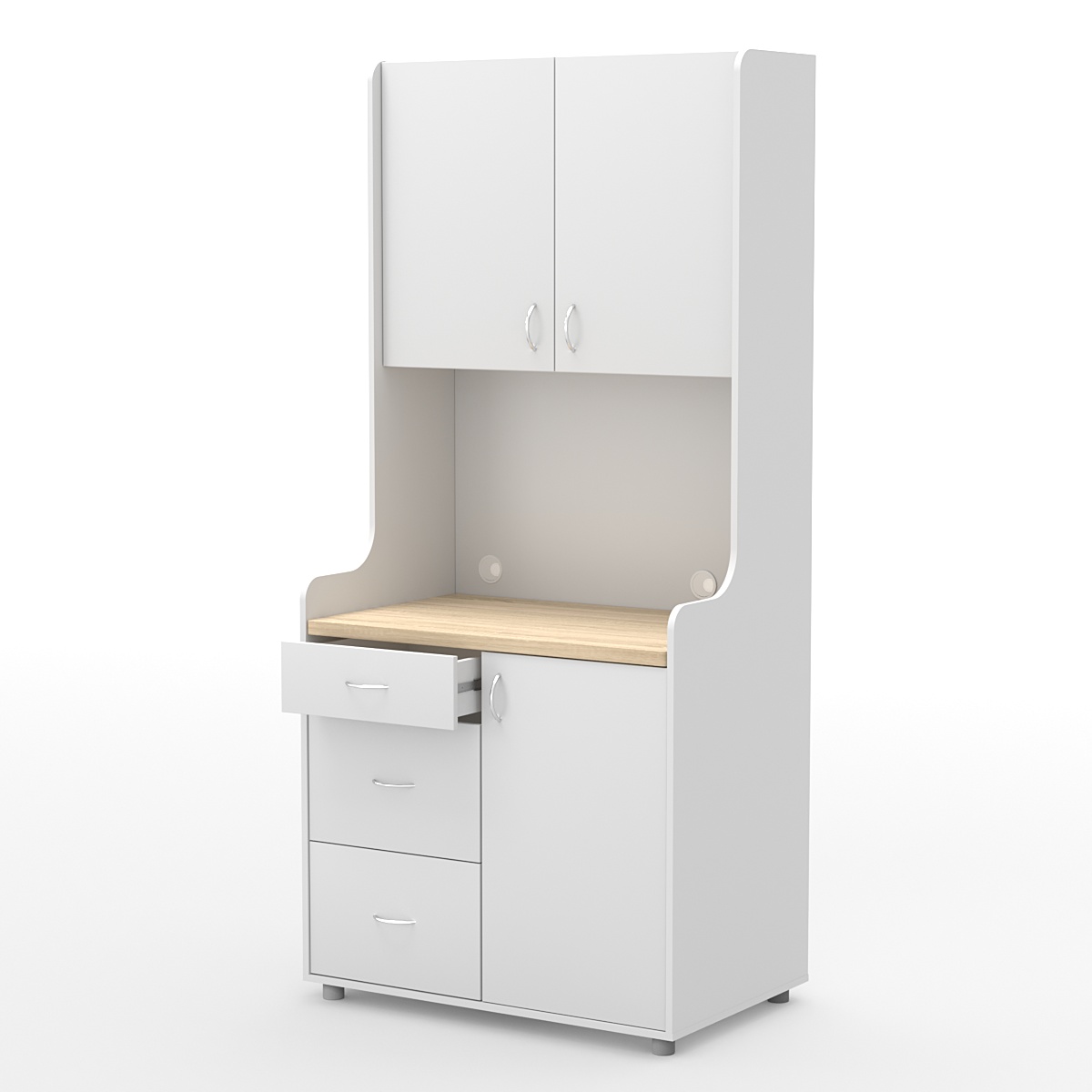 Офисная мини-кухня ЭЛЕГИЯ №4А Белый