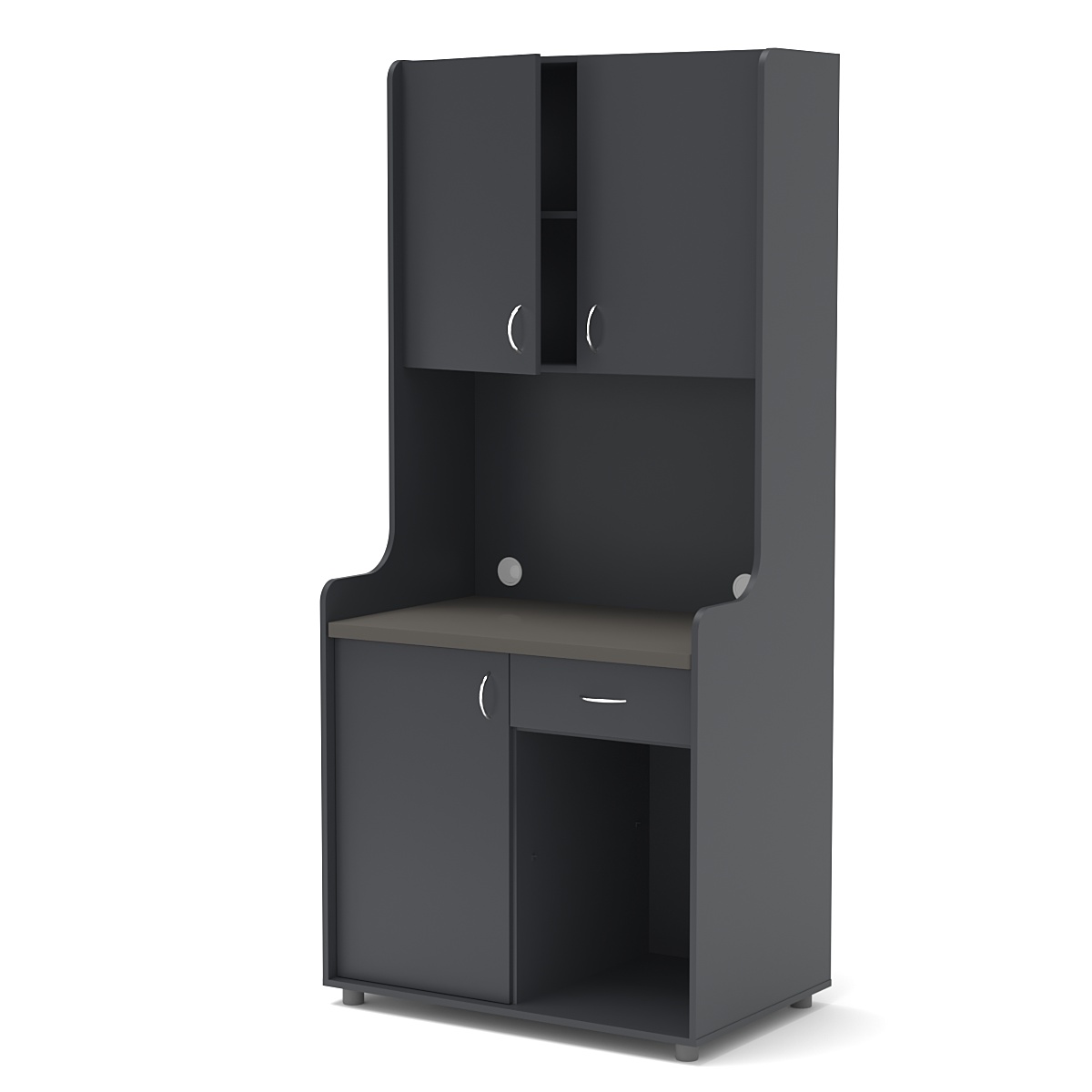 Офисная мини-кухня ЭЛЕГИЯ №5А Антрацит