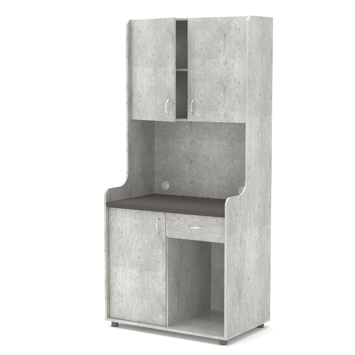 Офисная мини-кухня ЭЛЕГИЯ №5А Метрополитан Грей