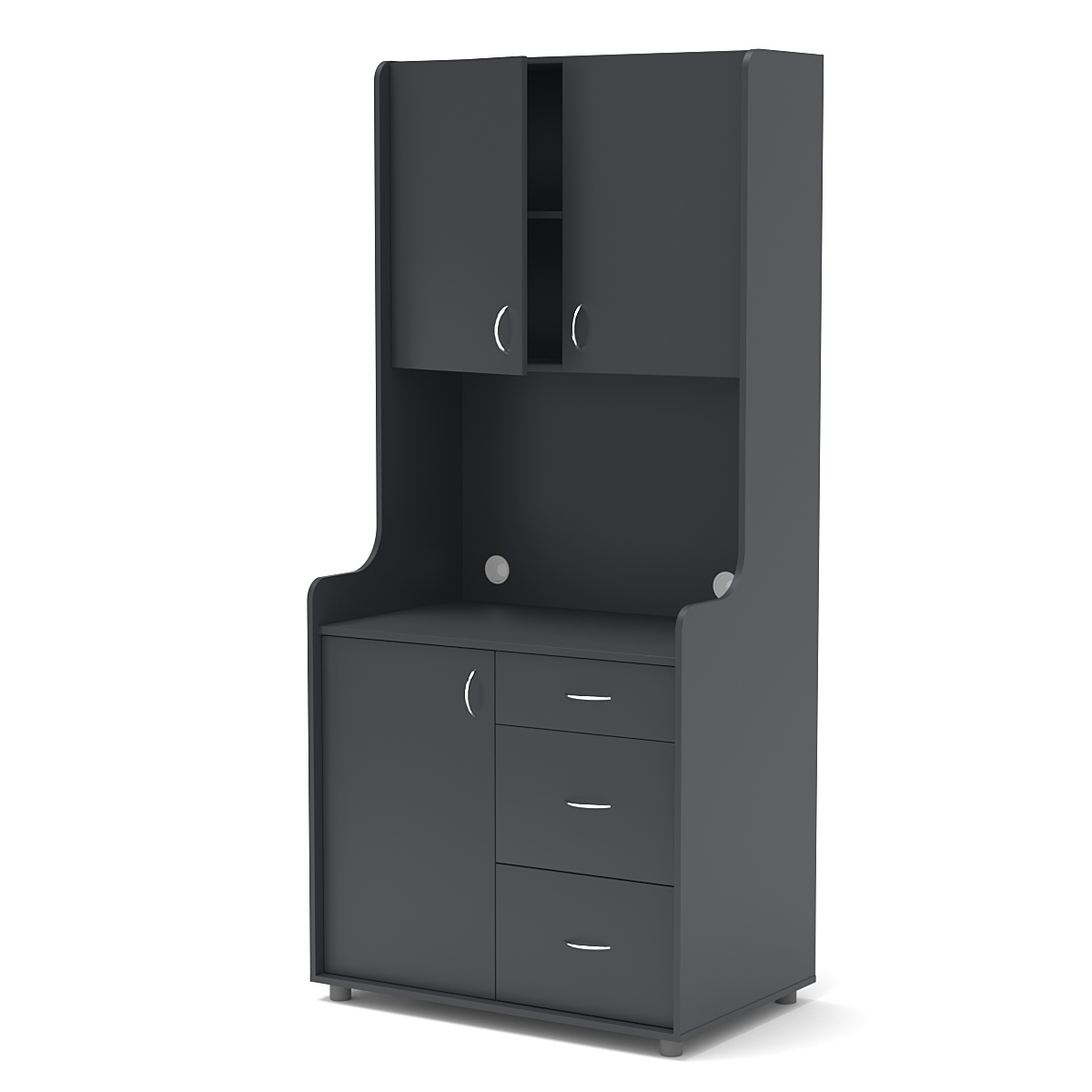 Офисная мини-кухня ЭЛЕГИЯ №3 Антрацит