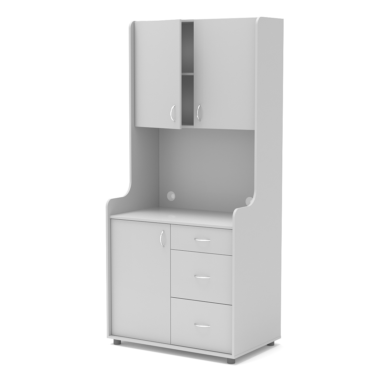 Офисная мини-кухня ЭЛЕГИЯ №3 Серый