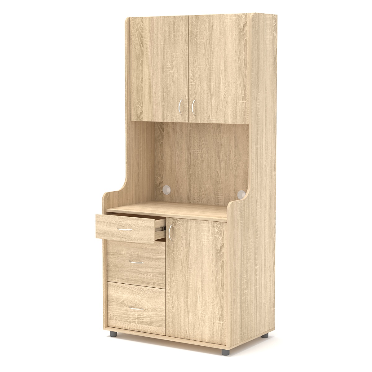 Офисная мини-кухня ЭЛЕГИЯ №4 Дуб Сонома