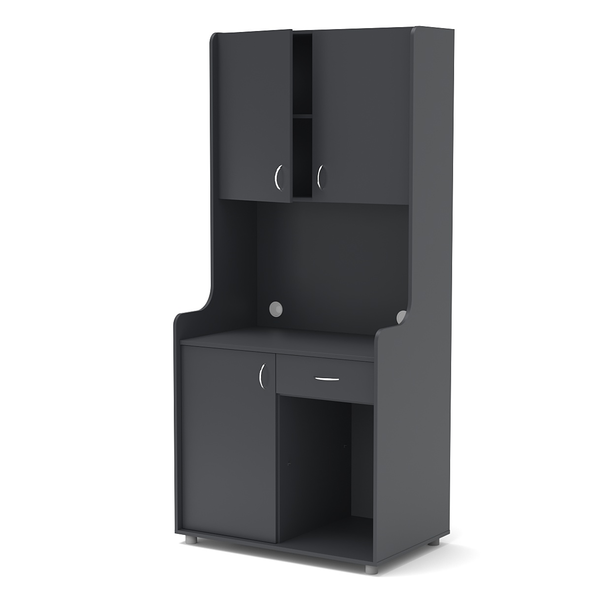 Офисная мини-кухня ЭЛЕГИЯ №5 Антрацит