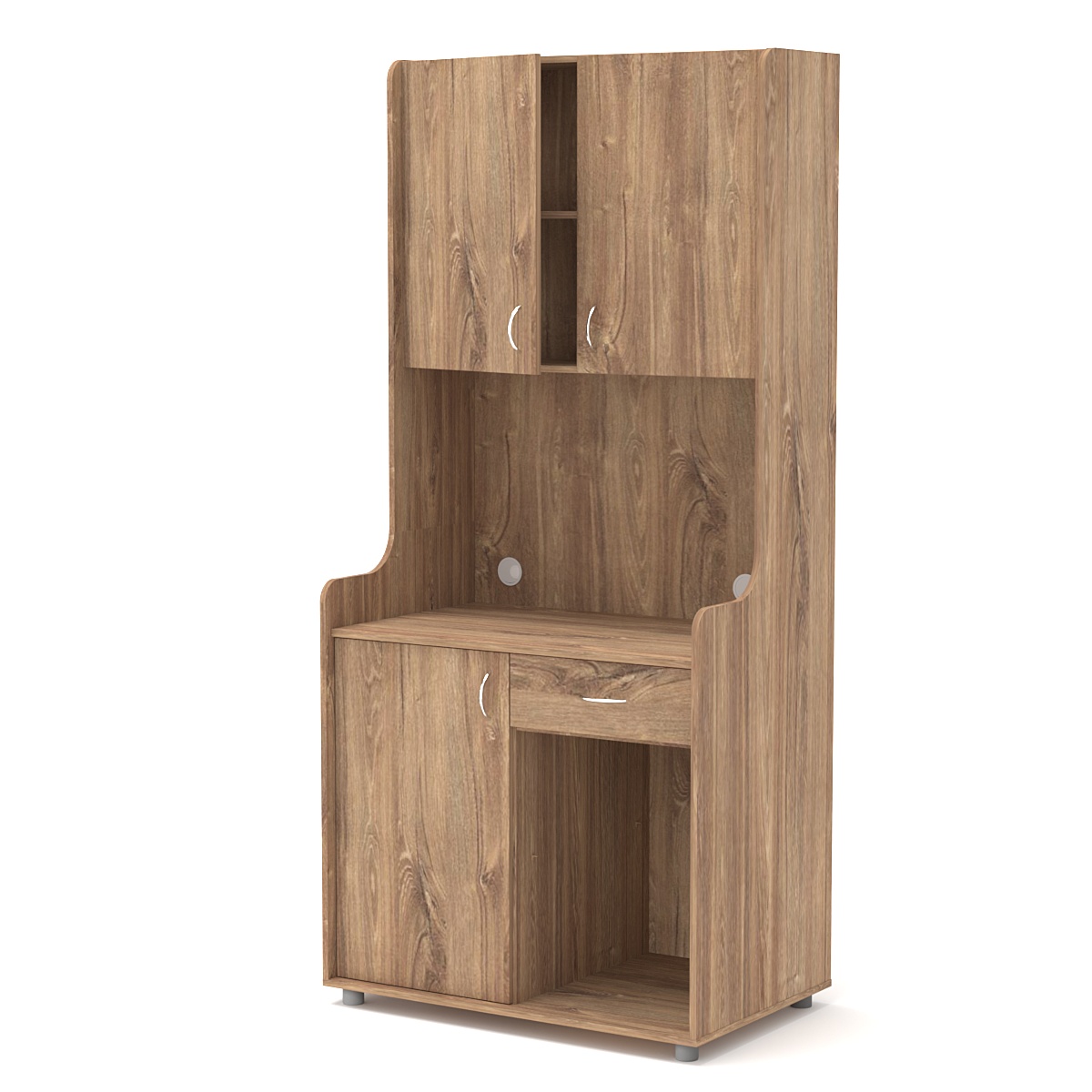 Офисная мини-кухня ЭЛЕГИЯ №5 Дуб Канзас коричневый