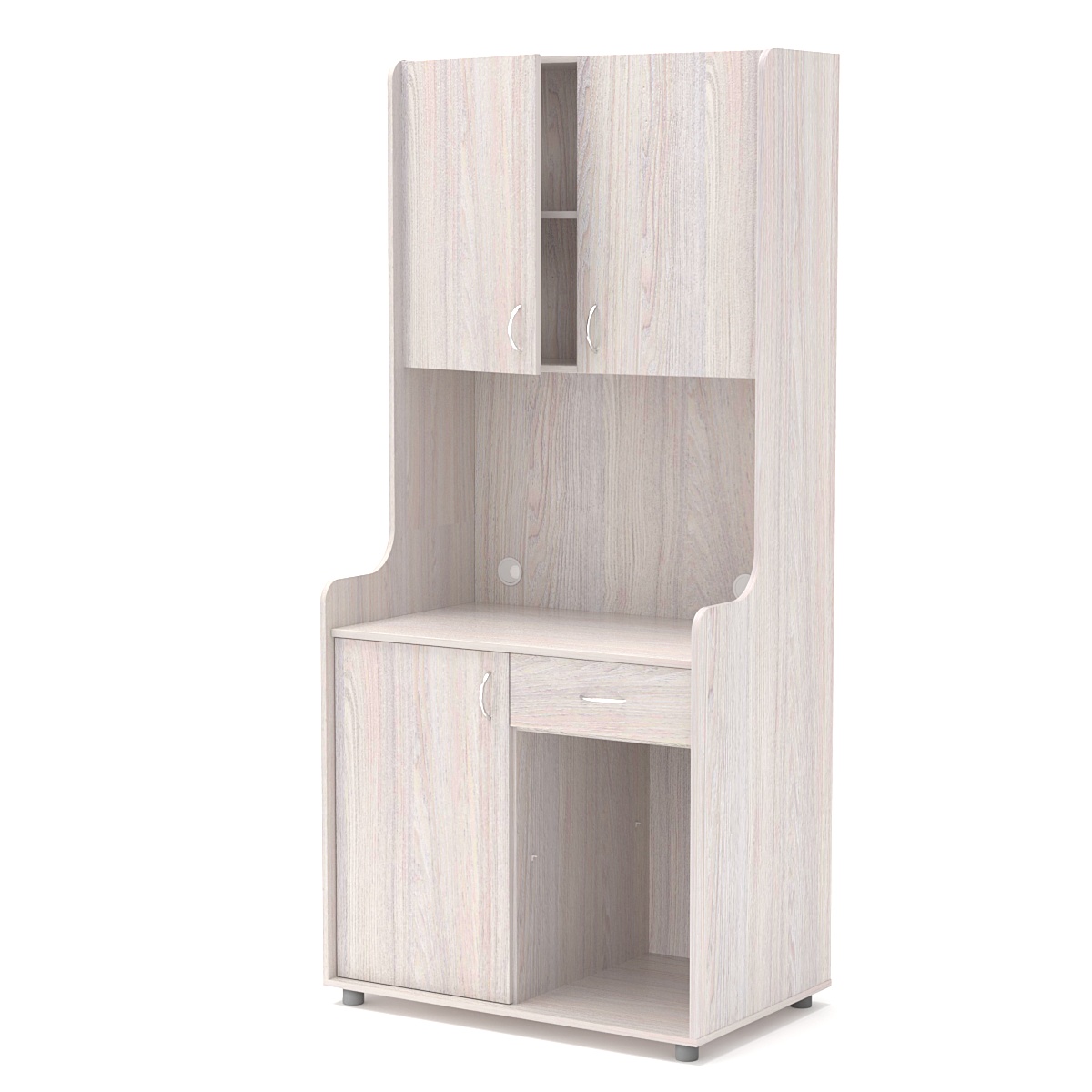 Офисная мини-кухня ЭЛЕГИЯ №5 Ясень Анкор светлый