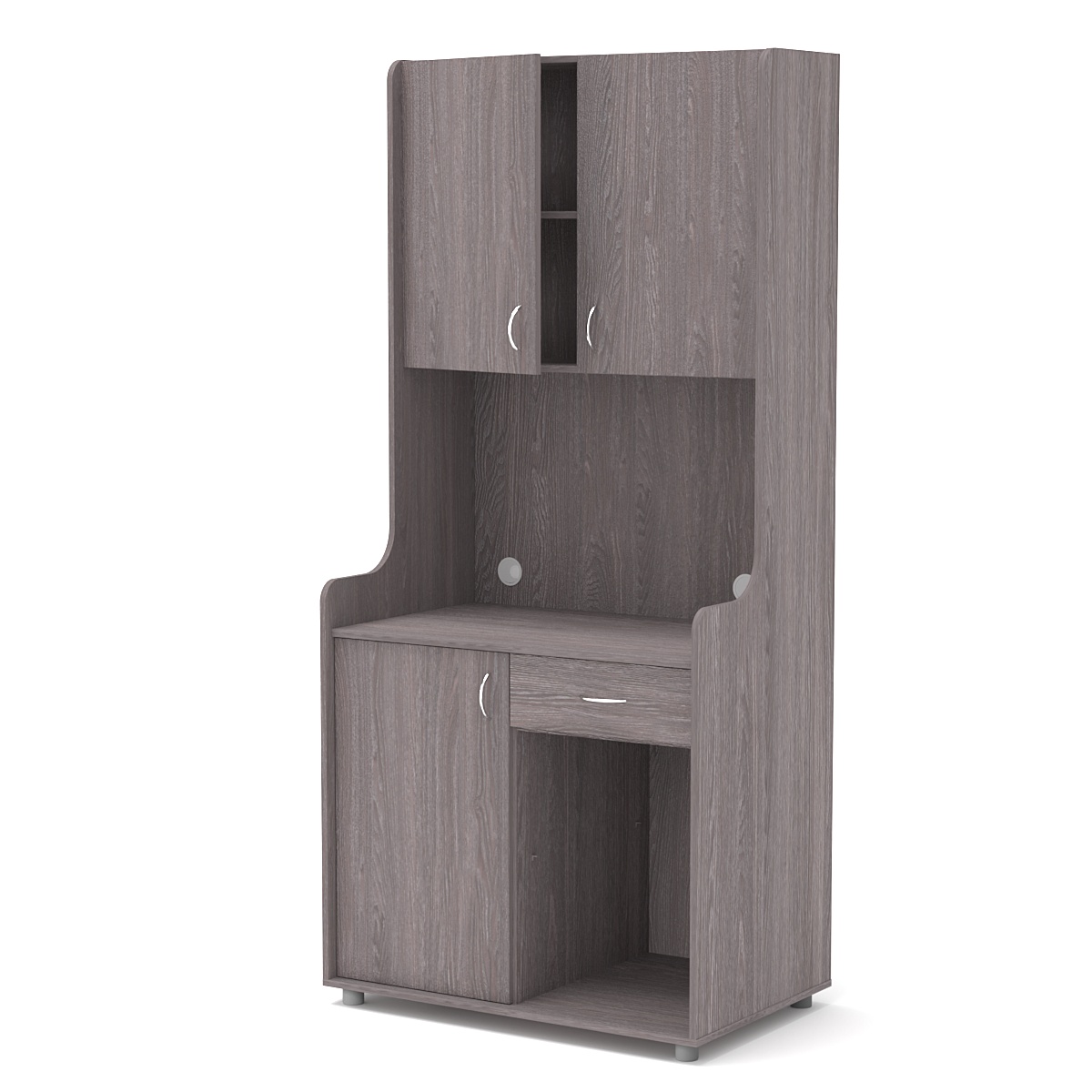 Офисная мини-кухня ЭЛЕГИЯ №5 Ясень Анкор темный