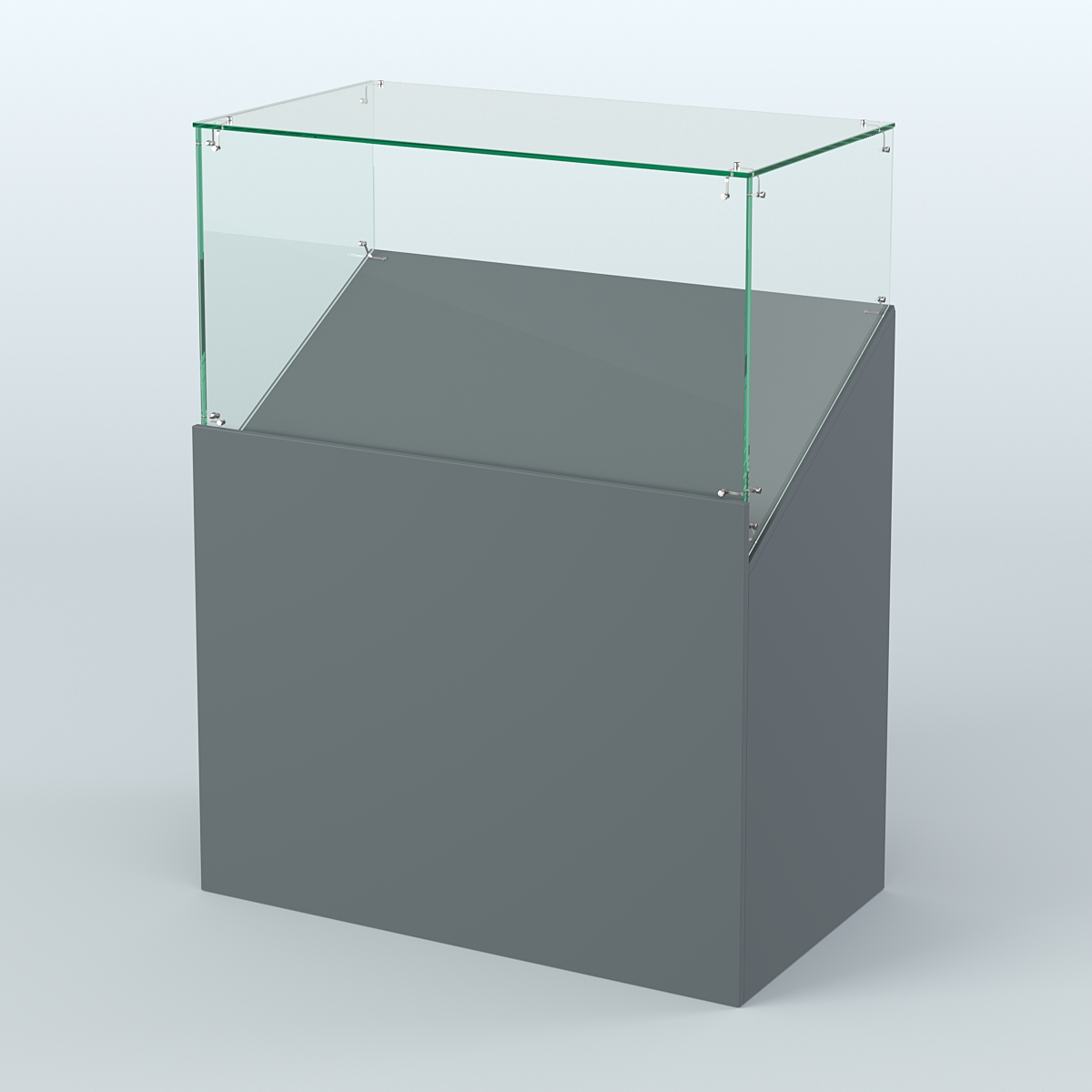 Прилавок для хлебной лавки ХЛ-ПР-01 Темно-Серый