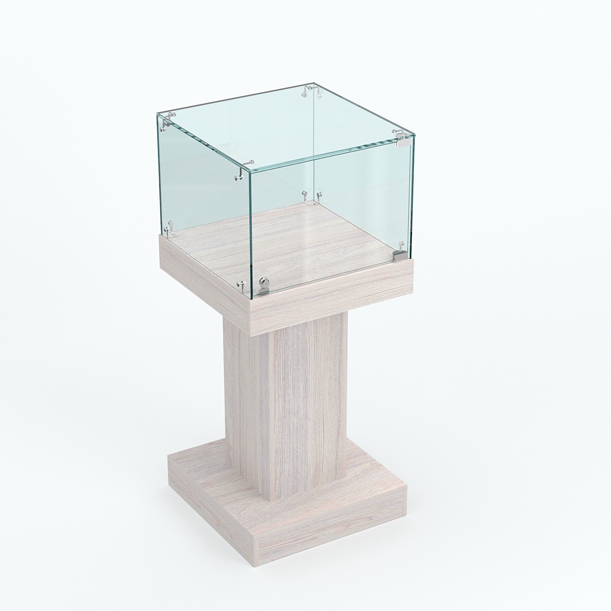 Островной прилавок №2 Ясень Анкор светлый