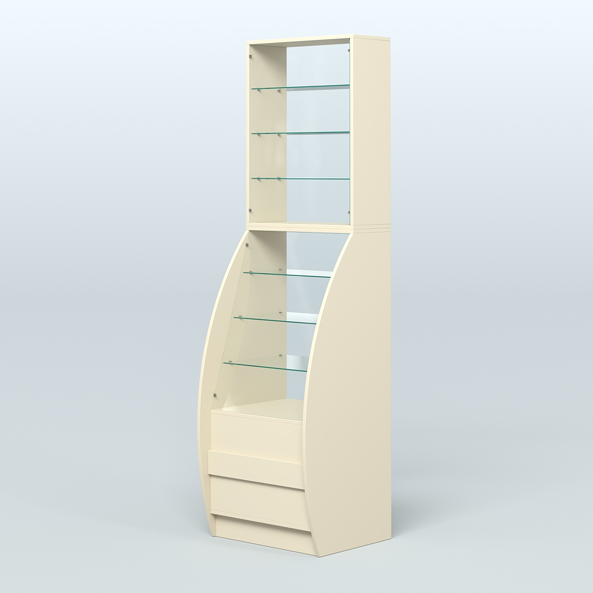 Витрина БРИЗ №1-600 Крем Вайс