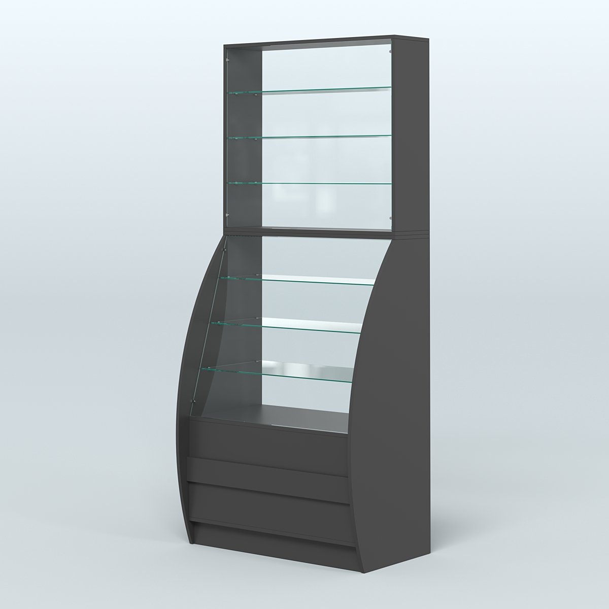 Витрина БРИЗ №1-900 Черный