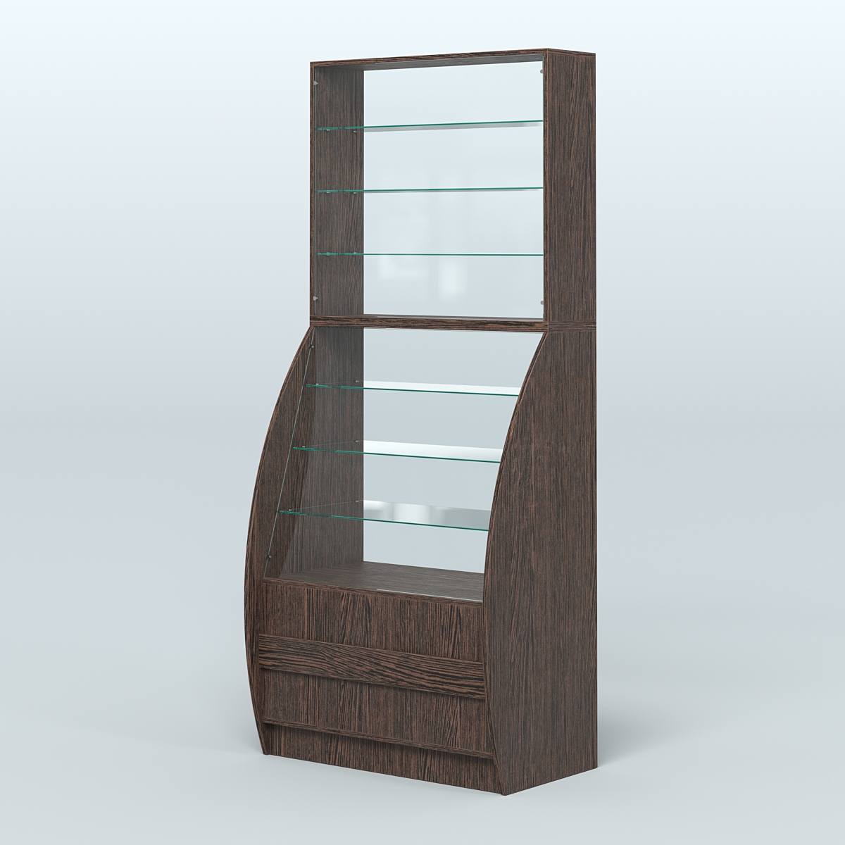 Витрина БРИЗ №1-900 Дуб Венге