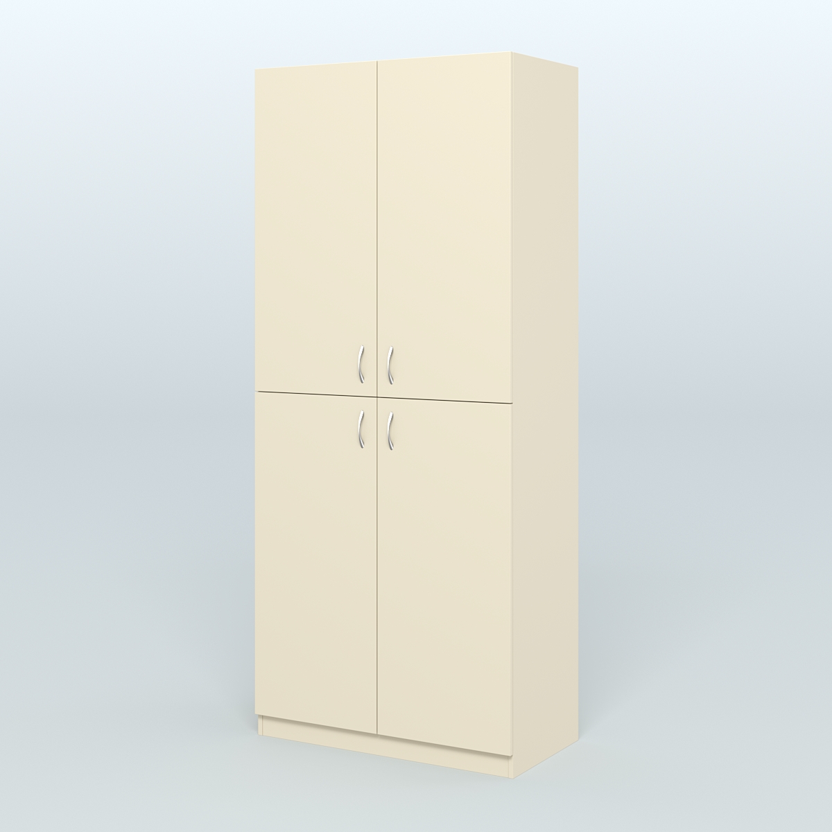 Шкаф для аптек с вертикальными разделителями №1 Крем Вайс