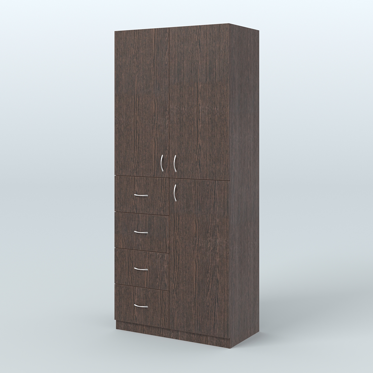 Шкаф для аптек с ящиками и полками №3 Дуб Венге