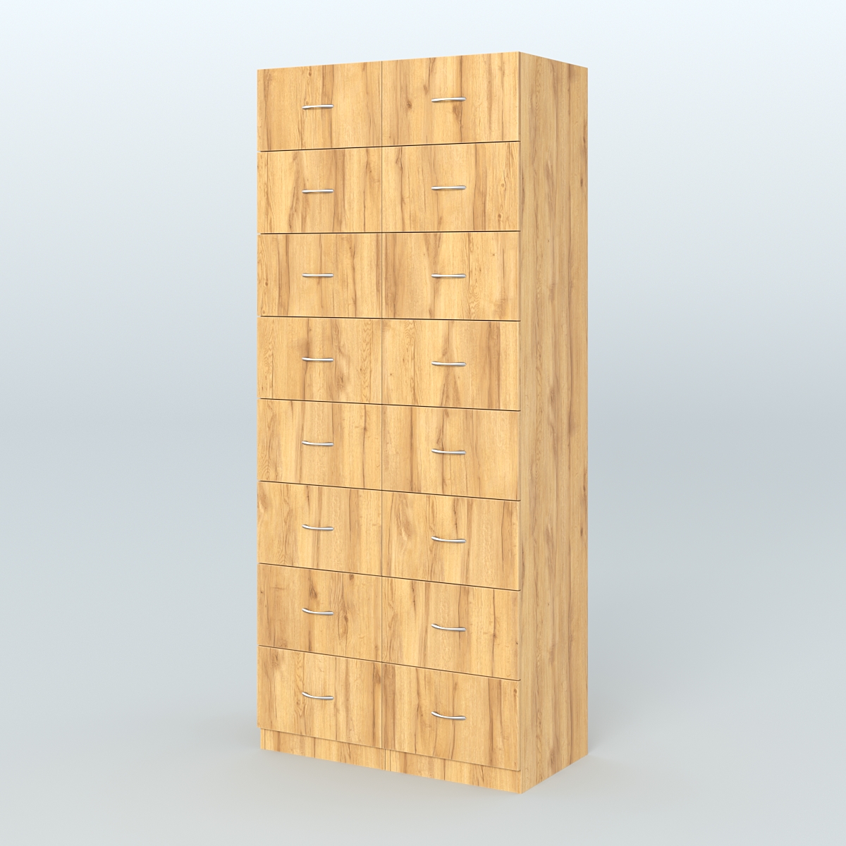 Шкаф для аптек - картотека серии RED №8  Дуб Золотистый