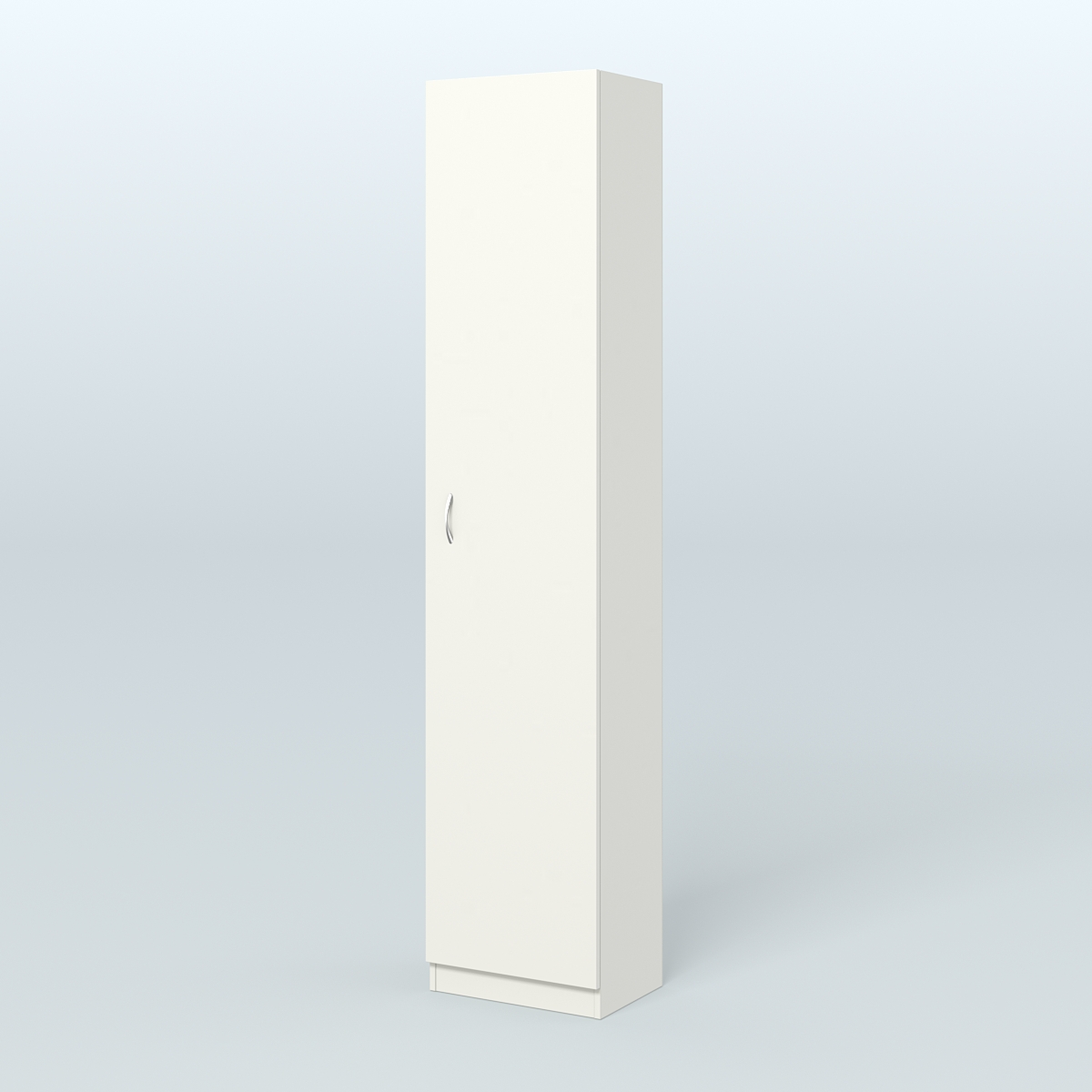 Аптечный узкий стеллаж под резину №2 Белый