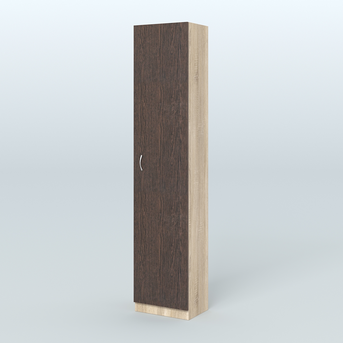 Аптечный узкий стеллаж под резину №2 Дуб Сонома + Дуб Венге