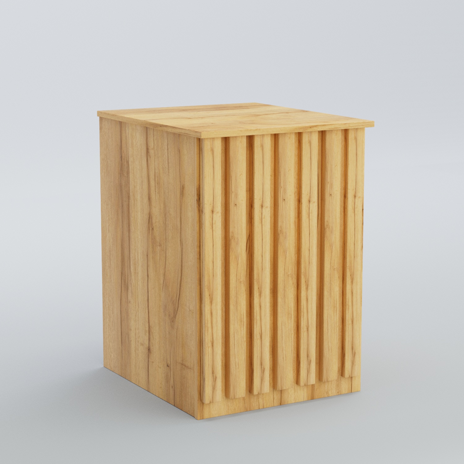 Ресепшен - стол узкий серии ПРИЛИВ №9 Дуб Золотистый