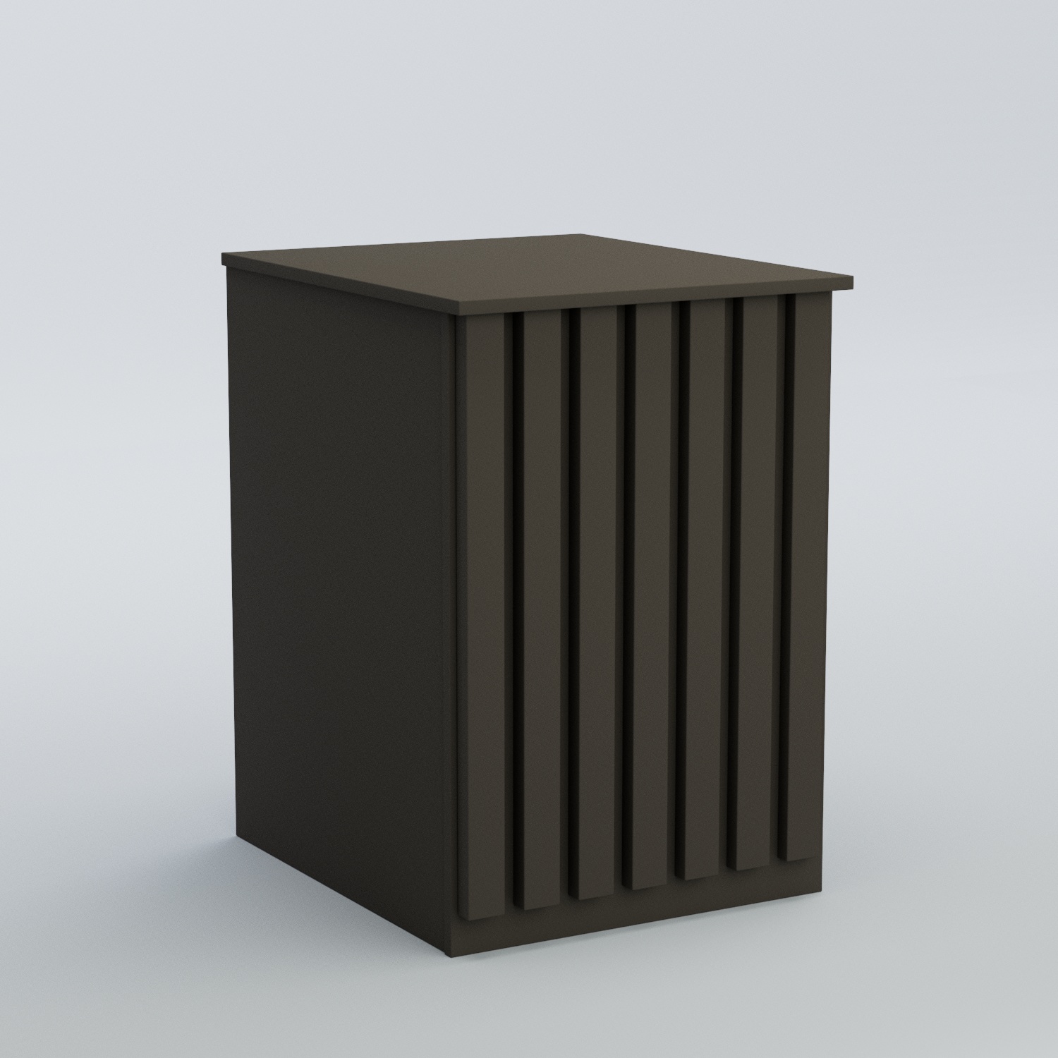 Ресепшен - стол узкий серии ПРИЛИВ №9 Черный